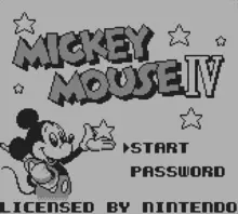 Image n° 1 - screenshots  : Mickey Mouse IV